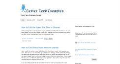 Desktop Screenshot of bettertechexamples.com