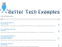 Tablet Screenshot of bettertechexamples.com